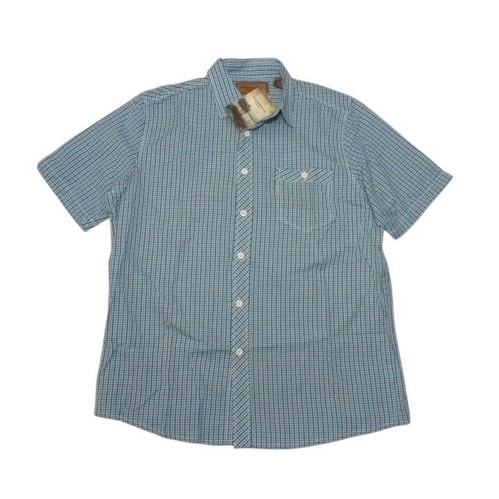 Clearwater Outfitters Mens Medium Shirt NEW WITH‎ TAGS Button Up Blue